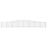 Vidaxx gabion voûté 400x30x40 60 cm en fer galvanisé