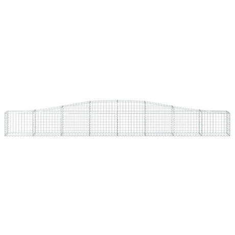 Vidaxx gabion voûté 400x30x40 60 cm en fer galvanisé
