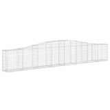Vidaxx gabion voûté 400x30x60 80 cm en fer galvanisé