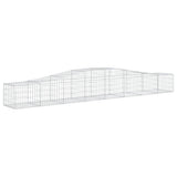 Vidaxx gabion voûté 400x50x40 60 cm en fer galvanisé