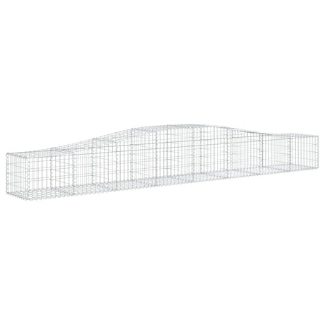 Vidaxx gabion voûté 400x50x40 60 cm en fer galvanisé