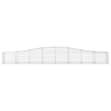 Vidaxx gabion voûté 400x50x40 60 cm en fer galvanisé