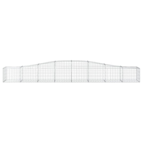 Vidaxx gabion voûté 400x50x40 60 cm en fer galvanisé