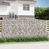 Vidaxl Schanskorf välvt 400x50x180 200 cm galvaniserat järn