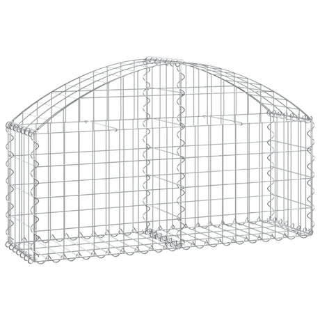 Vidaxx gabion voûté 100x30x40 60 cm en fer galvanisé
