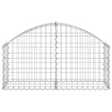 Vidaxx gabion voûté 100x30x40 60 cm en fer galvanisé