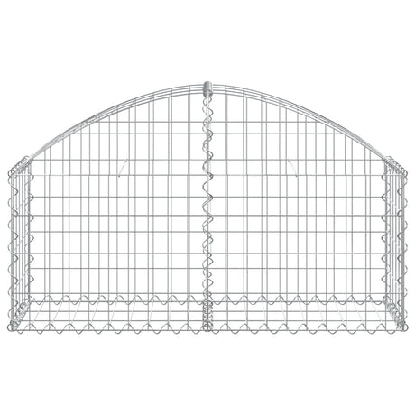 Vidaxx gabion voûté 100x30x40 60 cm en fer galvanisé