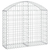 Vidaxx gabion voûté 100x30x80 100 cm en fer galvanisé