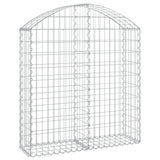 Vidaxx gabion voûté 100x30x100 120 cm en fer galvanisé