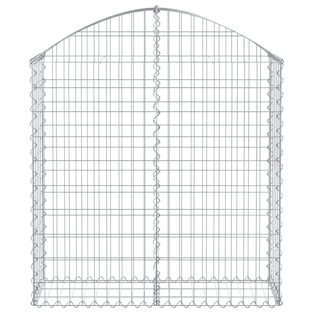 Bidaxl Schanskorf Vaulted 100x30x100 120 cm Galvaniserat järn