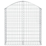 Vidaxx gabion voûté 100x30x100 120 cm en fer galvanisé