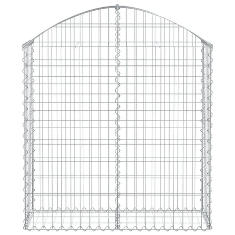 Vidaxx gabion voûté 100x30x100 120 cm en fer galvanisé