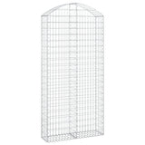 Vidaxx gabion voûté 100x30x200 220 cm en fer galvanisé