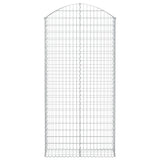 Vidaxx gabion voûté 100x30x200 220 cm en fer galvanisé