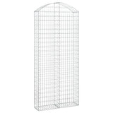 Vidaxx gabion voûté 100x30x220 240 cm en fer galvanisé