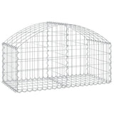 Vidaxx gabion voûté 100x50x40 60 cm en fer galvanisé