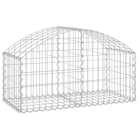Vidaxx gabion voûté 100x50x40 60 cm en fer galvanisé