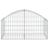 Vidaxx gabion voûté 100x50x40 60 cm en fer galvanisé