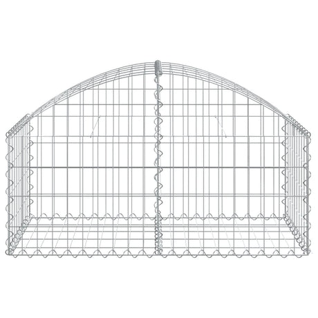 Vidaxx gabion voûté 100x50x40 60 cm en fer galvanisé