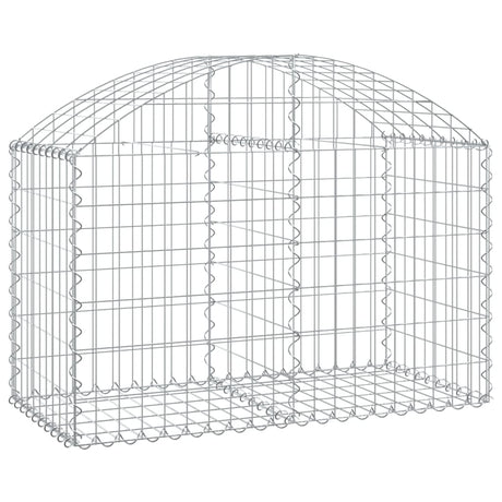 Vidaxx gabion voûté 100x50x60 80 cm en fer galvanisé