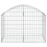 Vidaxx gabion voûté 100x50x60 80 cm en fer galvanisé