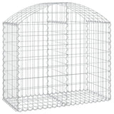 Vidaxx gabion voûté 100x50x80 100 cm en fer galvanisé