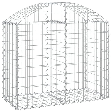 Vidaxx gabion voûté 100x50x80 100 cm en fer galvanisé