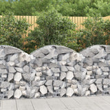 Vidaxx gabion voûté 100x50x80 100 cm en fer galvanisé