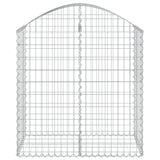 Vidaxx gabion voûté 100x50x100 120 cm en fer galvanisé