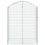 Vidaxx gabion voûté 100x50x120 140 cm en fer galvanisé