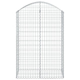 Vidaxx gabion voûté 100x50x140 160 cm en fer galvanisé