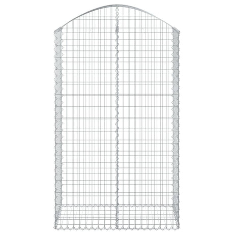 Vidaxx gabion voûté 100x50x160 180 cm en fer galvanisé