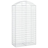 Vidaxx gabion voûté 100x50x180 200 cm en fer galvanisé