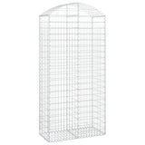 Vidaxx gabion voûté 100x50x200 220 cm en fer galvanisé