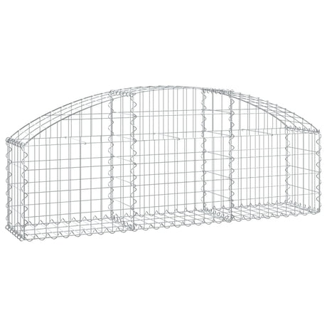 Vidaxx gabion voûté 150x30x40 60 cm en fer galvanisé