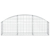 Vidaxx gabion voûté 150x30x40 60 cm en fer galvanisé