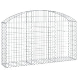 Vidaxx gabion voûté 150x30x80 100 cm en fer galvanisé