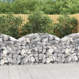 Vidaxx gabion voûté 150x30x80 100 cm en fer galvanisé