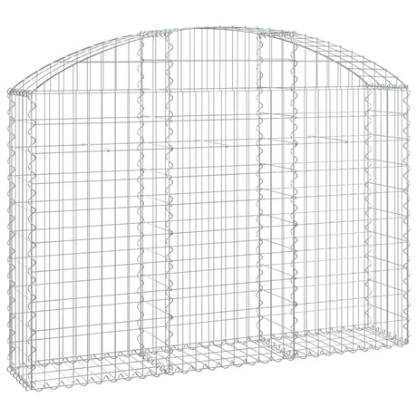 Vidaxx gabion voûté 150x30x100 120 cm en fer galvanisé