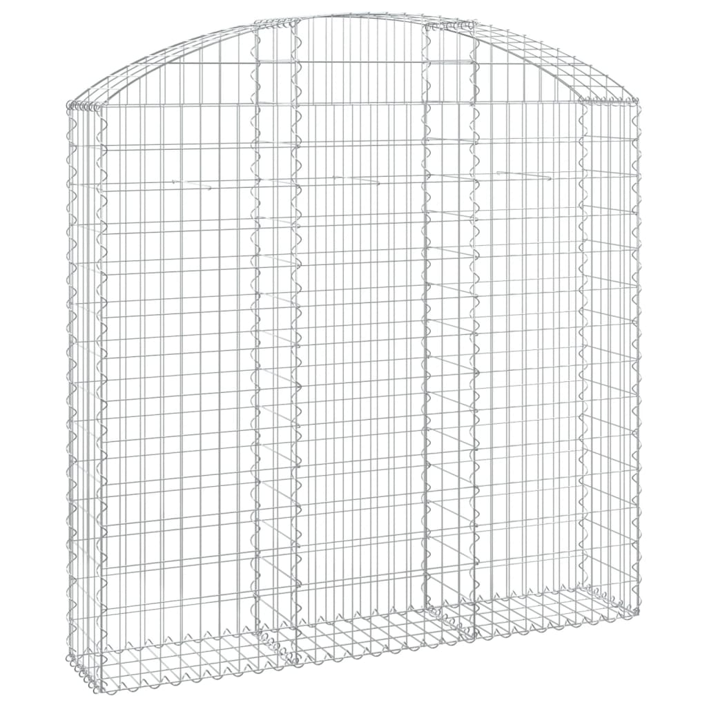 Gabion Vidaxx voûté 150x30x140 160 cm en fer galvanisé