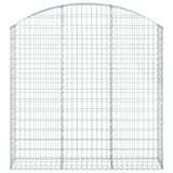 Gabion Vidaxx voûté 150x30x140 160 cm en fer galvanisé