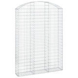 Vidaxx gabion voûté 150x30x200 220 cm en fer galvanisé