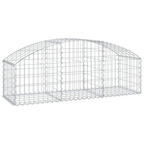 Vidaxx gabion voûté 150x50x40 60 cm en fer galvanisé