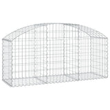 Vidaxx gabion voûté 150x50x60 80 cm en fer galvanisé