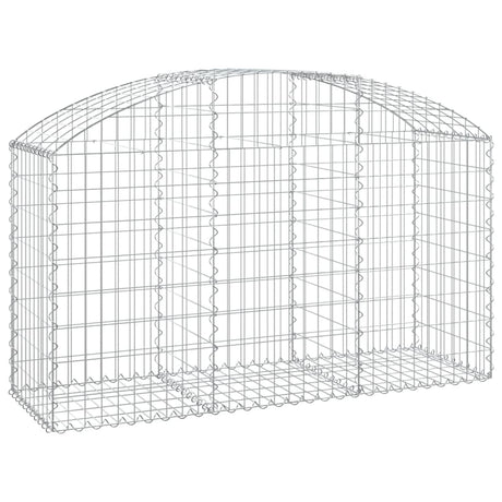 Vidaxx gabion voûté 150x50x80 100 cm en fer galvanisé