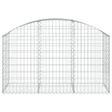 Vidaxx gabion voûté 150x50x80 100 cm en fer galvanisé