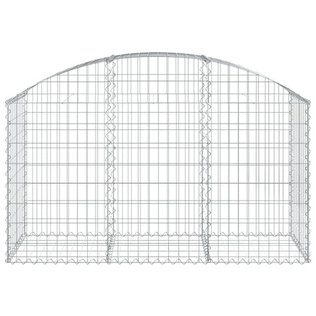 Vidaxx gabion voûté 150x50x80 100 cm en fer galvanisé