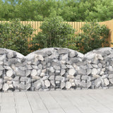 Vidaxx gabion voûté 150x50x80 100 cm en fer galvanisé
