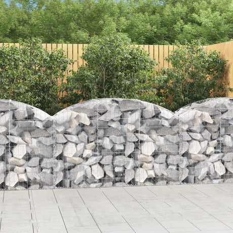 Vidaxx gabion voûté 150x50x80 100 cm en fer galvanisé