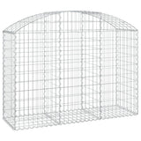 Vidaxx gabion voûté 150x50x100 120 cm en fer galvanisé